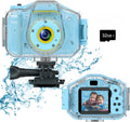 DEKER Kids Waterproof Camera for Boys and Girls - Mini Underwater
