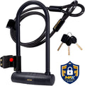 Sigtuna Bike U Lock: Heavy Duty Anti Theft Security Lock