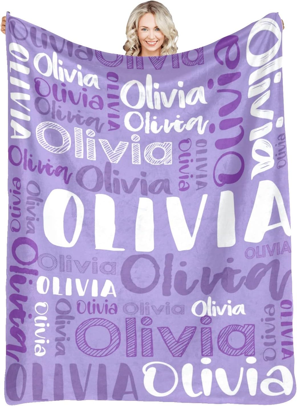 Personalized Blankets for Kids and Adults - Custom Name Throws