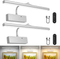 Picture Light with Remote 15.35in Wireless Rechargeable - Clean Wall