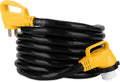 50 Amp RV Extension Cord 25 ft with 90 Locking End - Durable Power