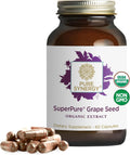 Pure Synergy SuperPure Grape Seed Extract - Organic Antioxidant