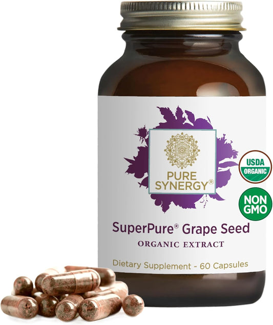 Pure Synergy SuperPure Grape Seed Extract for Heart Health