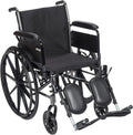 Cruiser III Lightweight Folding Wheelchair 18 in - Portable Comfort