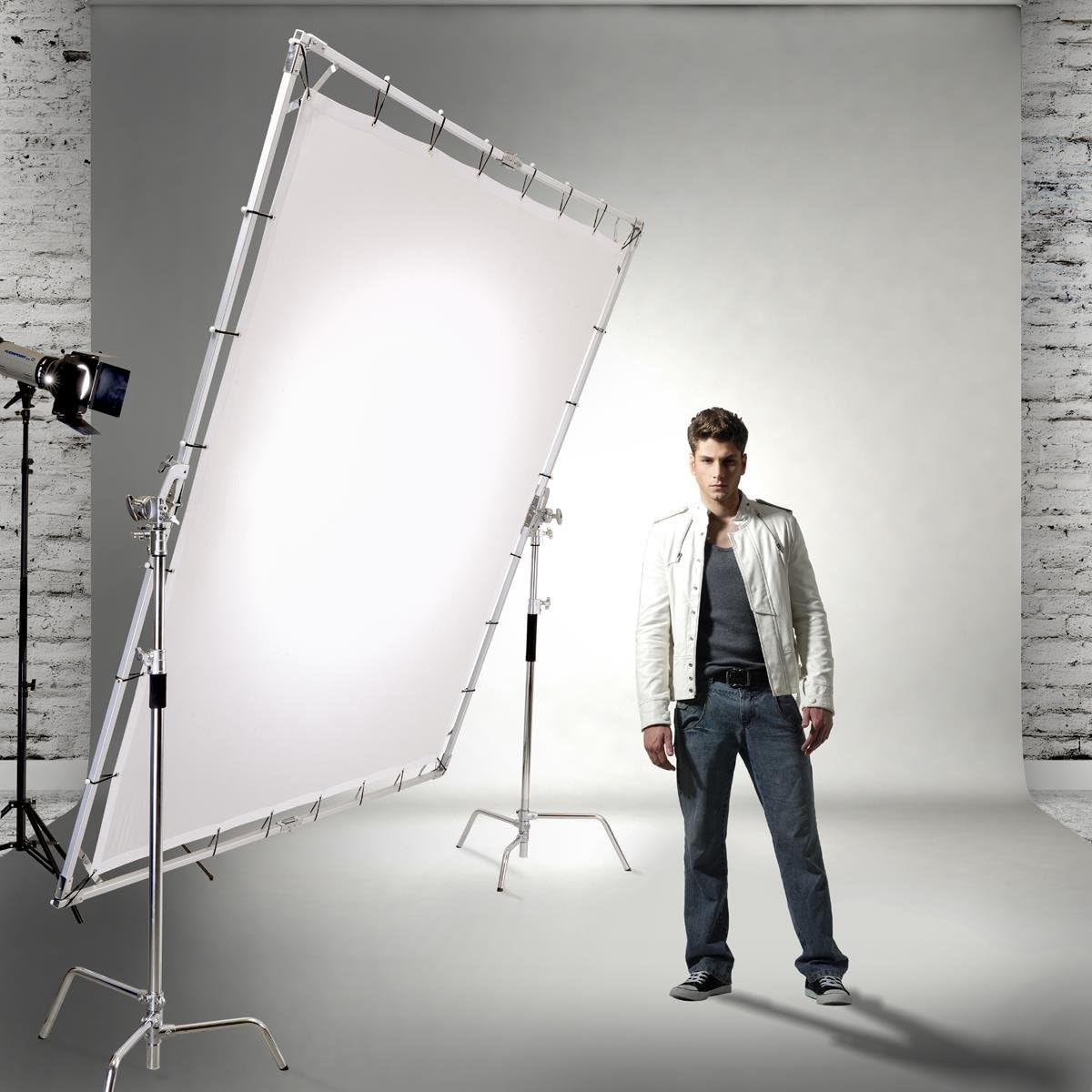 Glow 8x8ft Butterfly Light Modifier Scrim Kit for Photography