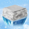 Cooling Comforter King Size - Cozy Bliss Tie Dye Grey Cooling