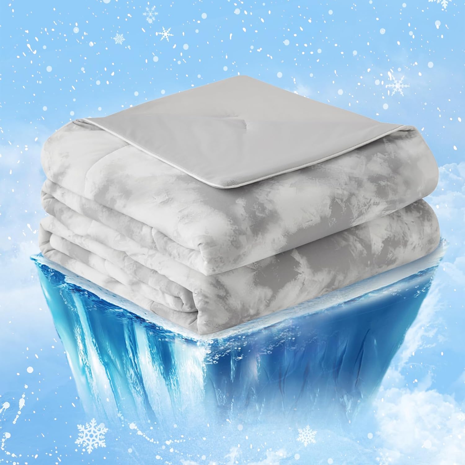 Cooling Comforter for Hot Sleepers - Cozy Bliss King Size