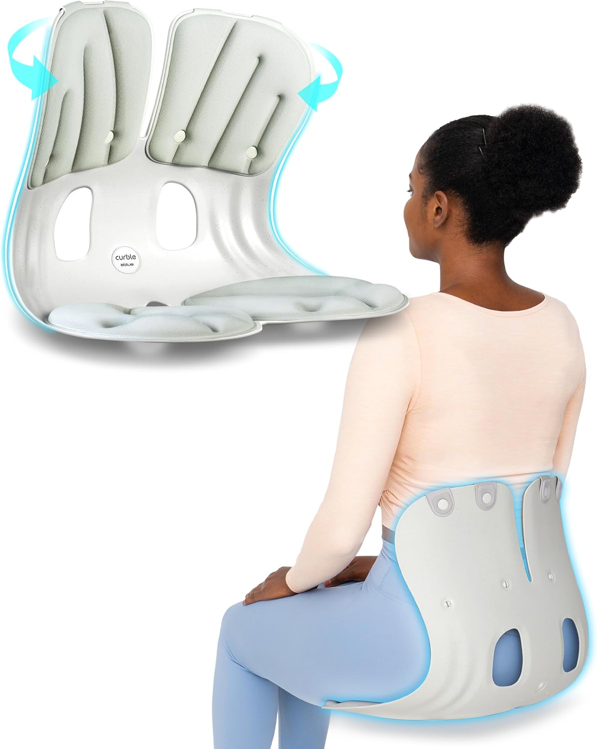 Curble: Extra Wide Lumbar Support for Good Posture
