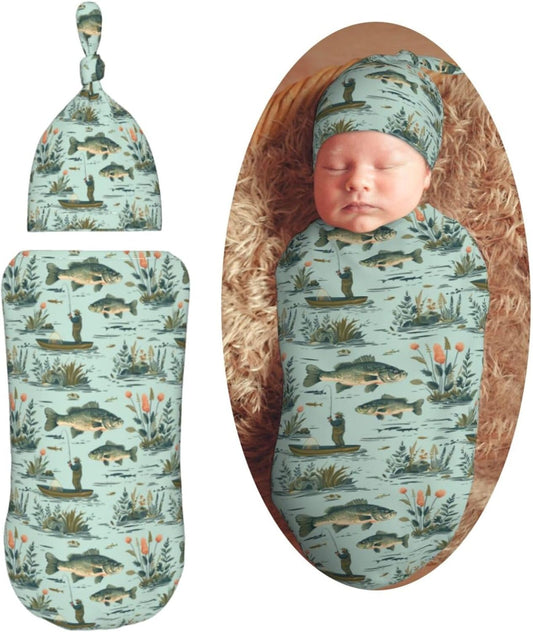Muishi Swaddle Blanket Set | Soft Receiving Gift