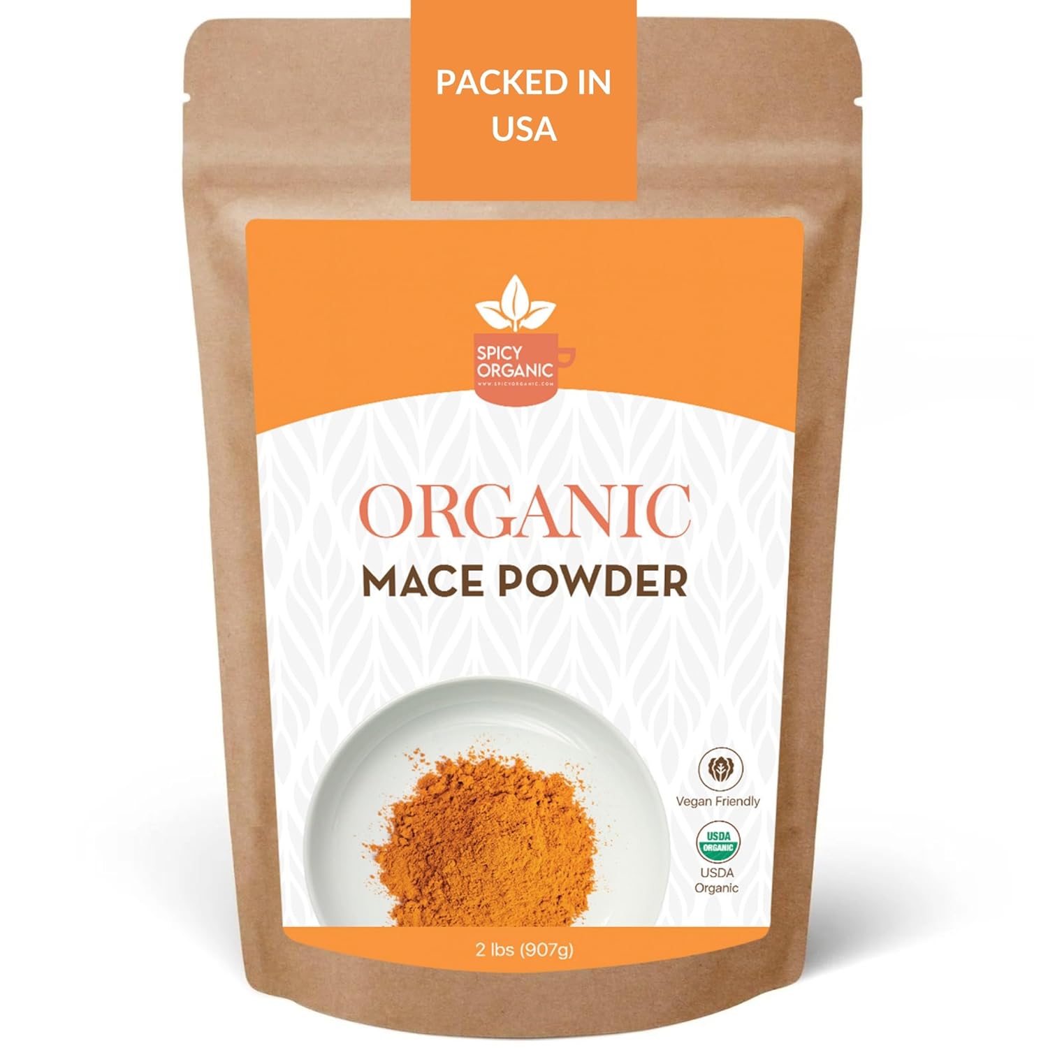 Organic Ground Mace Spice Powder for Cooking and Baking