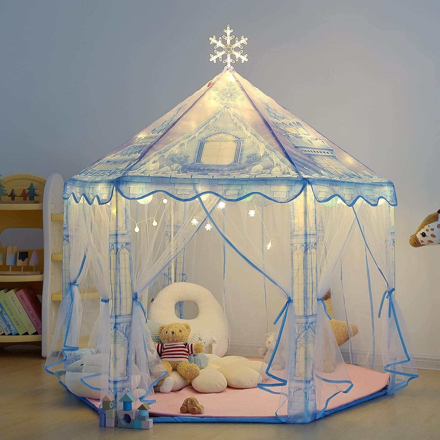 Enchanting Snowflake Princess Tent - Spark Imagination!