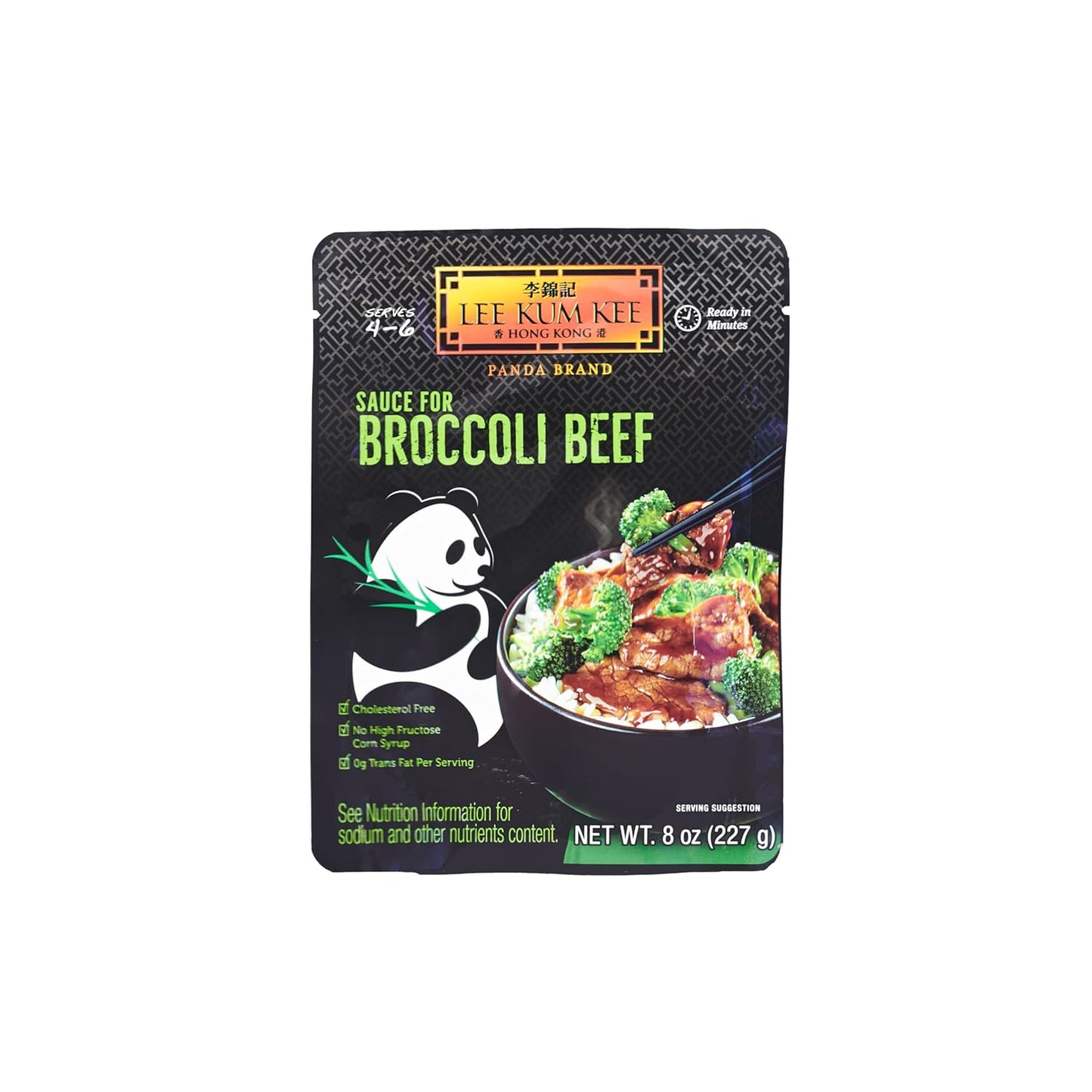 Lee Kum Kee Panda Brand Sauce for Broccoli Beef, 8 Ounces