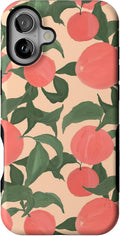 Casely iPhone 16 Plus Case Feeling Peachy Blush Vines - Bold