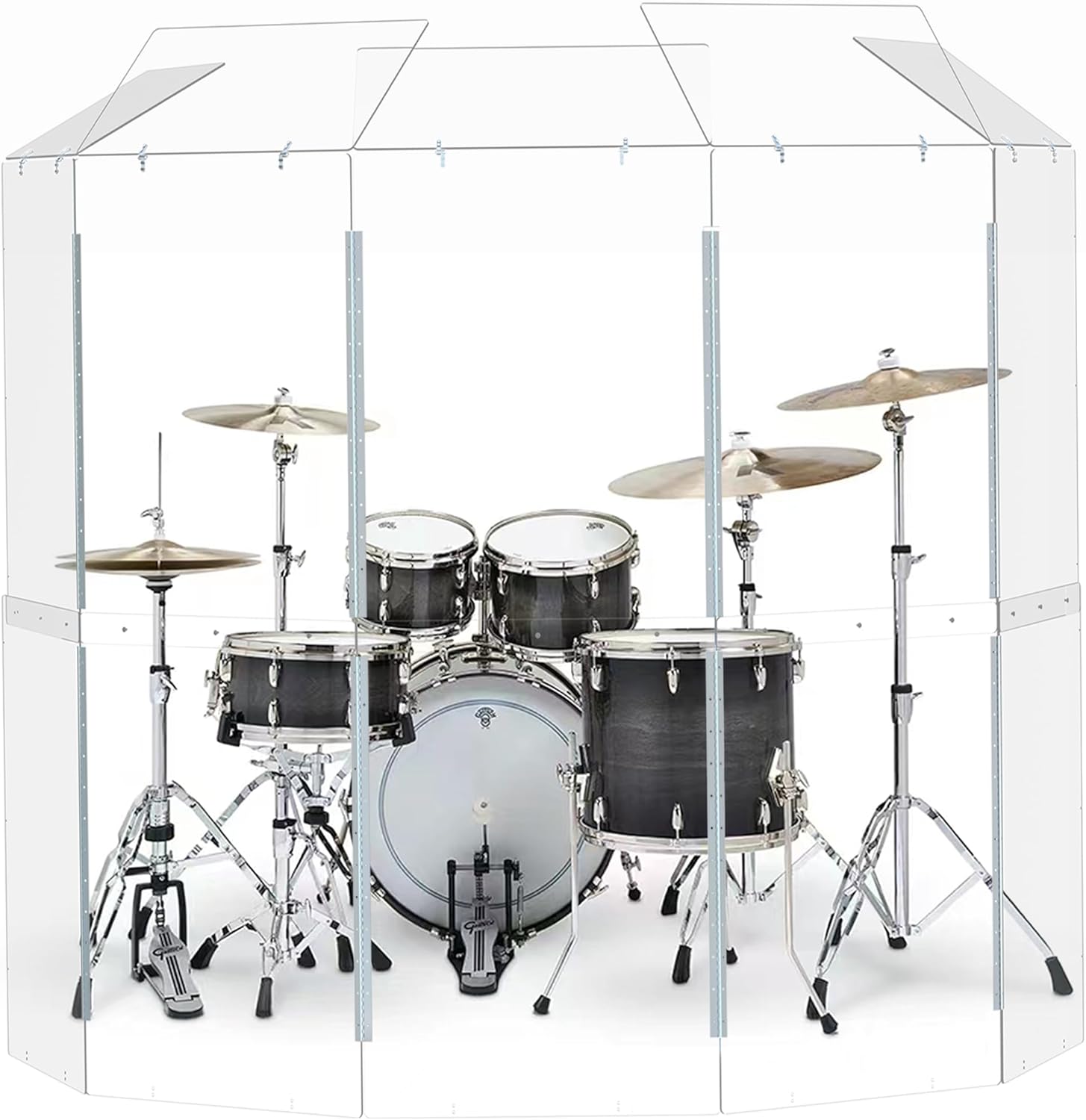 Drum Shield for Home, Church, Practice & Performances - 5 Panels