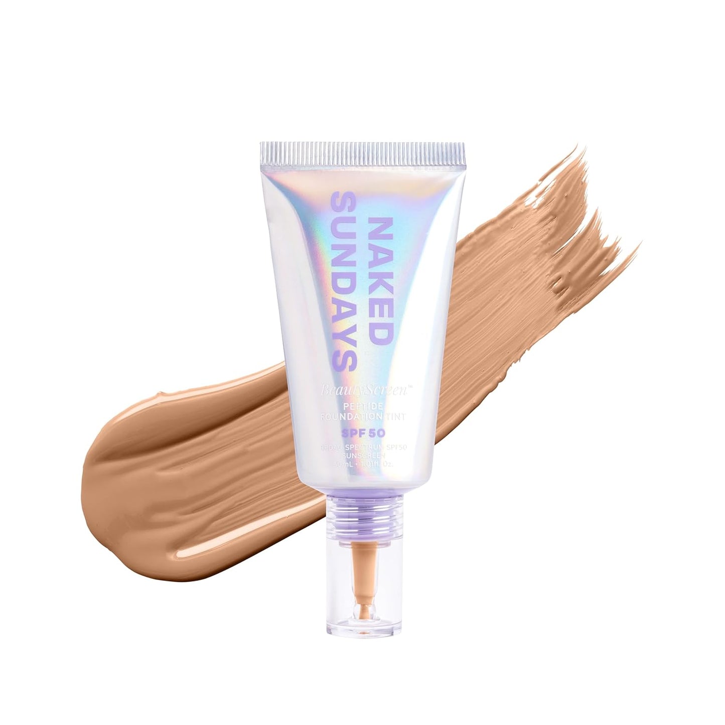 Naked Sundays BeautyScreen SPF 50 Mineral Peptide Foundation Tint