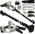 Gardtech 20V MAX Brushless Pole Saw + Mini Chainsaw - 99in Reach