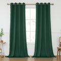 Emerald Green Blackout Curtains 108 in Length - Thermal Insulated
