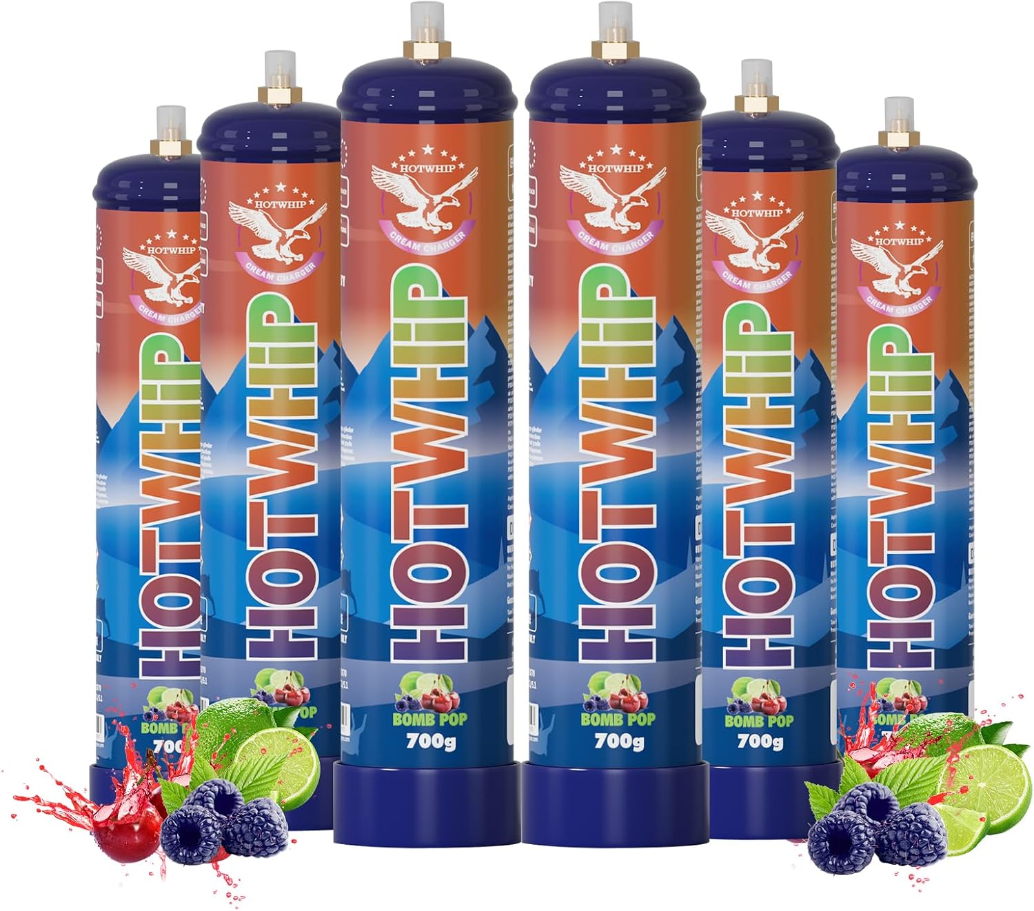 Premium Bombpop Flavor Whipped Cream Chargers
