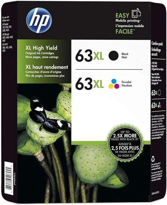 HBB 63XL Ink Cartridges Black and Tri-Color Combo Kit Review
