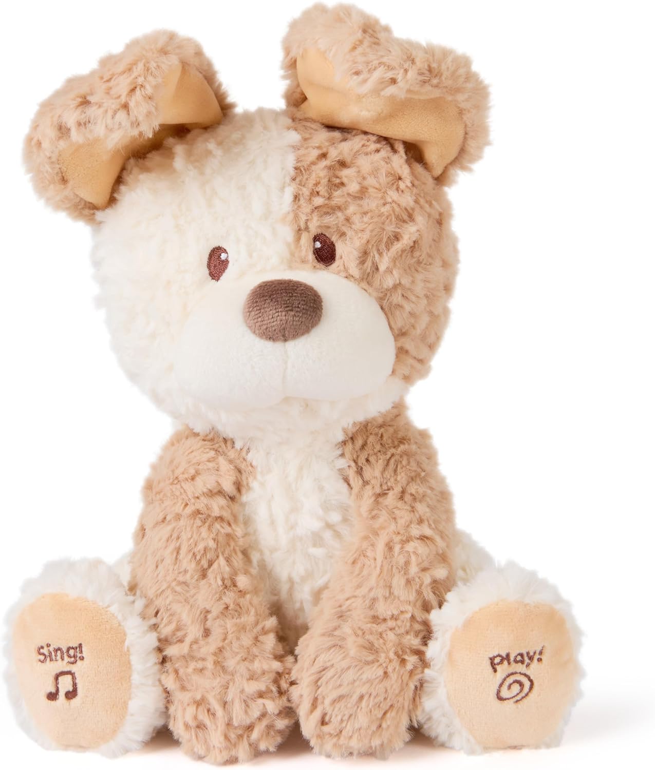 GUND Baby Peeki The Puppy Animated Plush Singing Toy for Kids