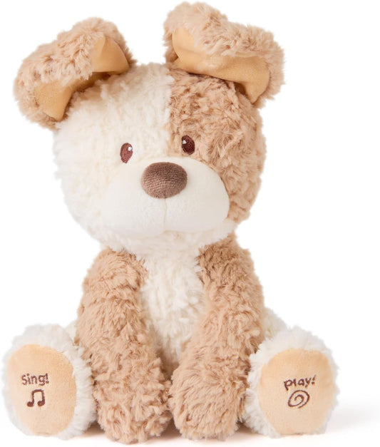 GUND Baby Peeki The Puppy Animated Plush Singing Toy for Kids