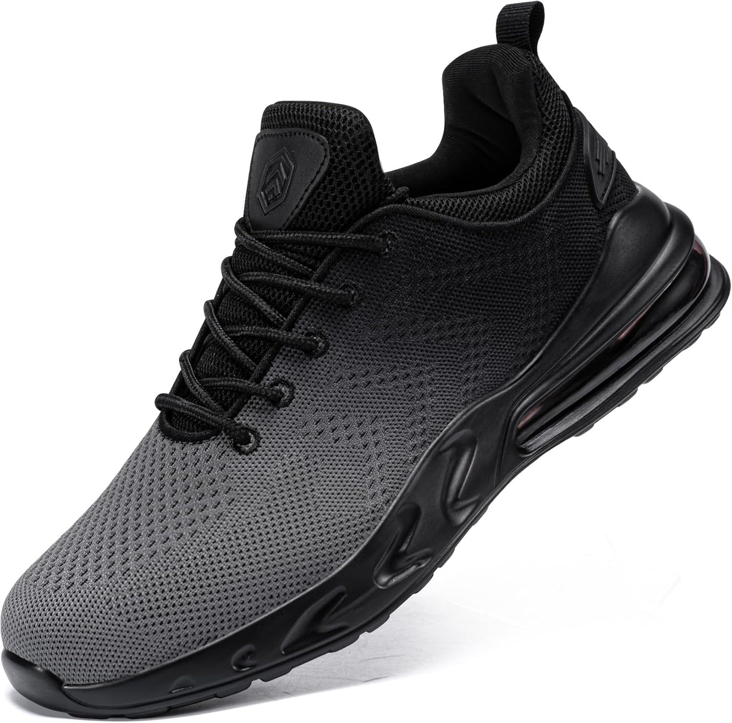 LARNMERN Mens Non Slip Work Shoes for Comfort and Durability