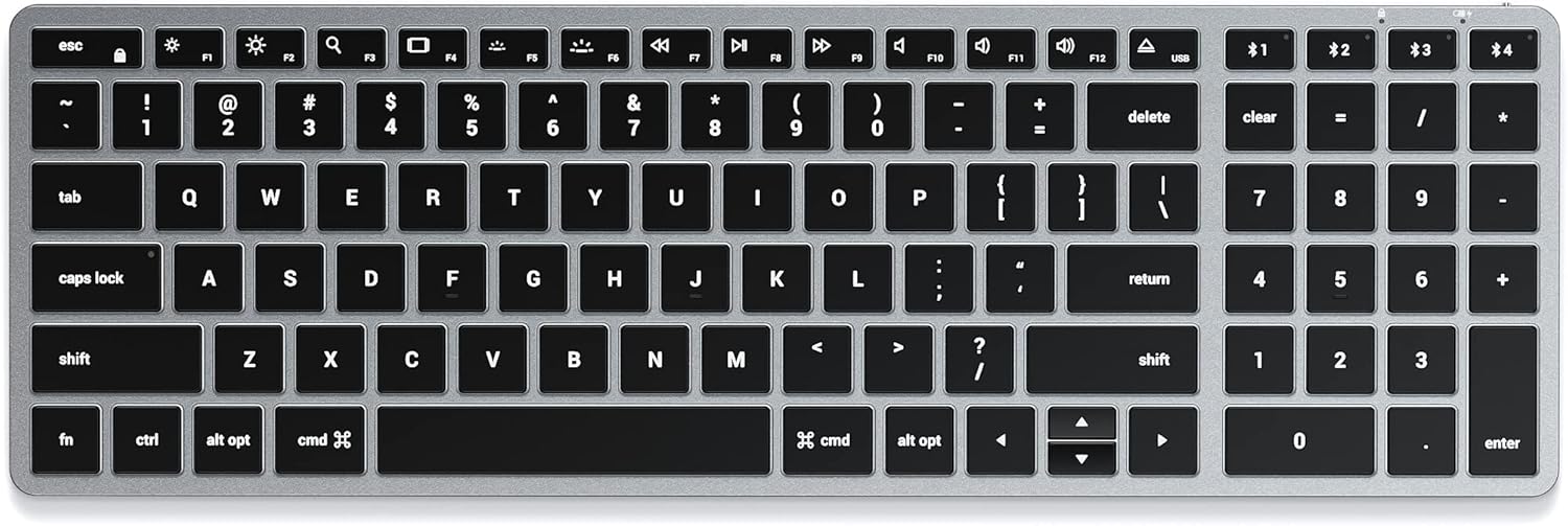 Satechi Slim X2: Backlit Bluetooth Keyboard for Multiple Devices