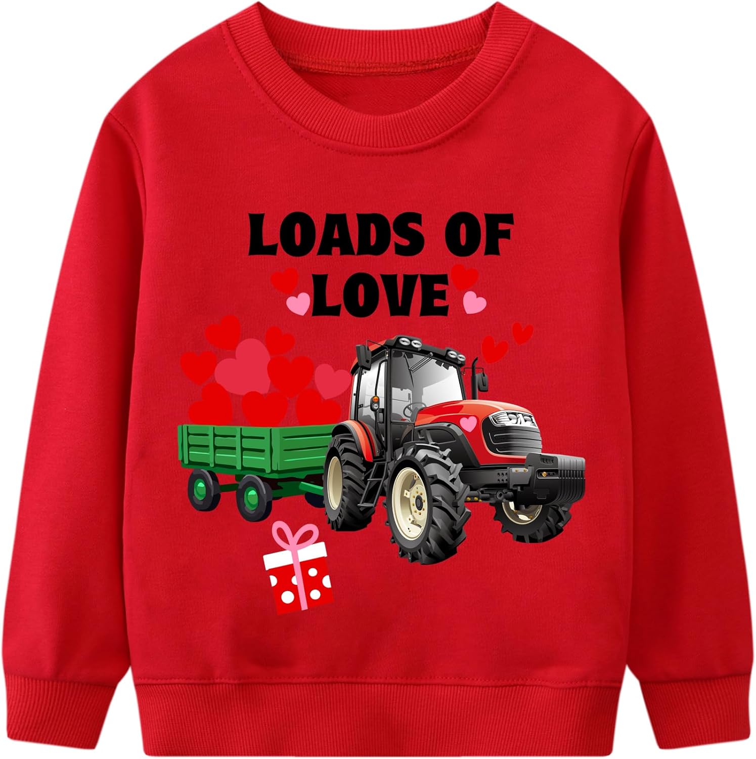 DDSOL Boys Tractor Dinosaur Monster Truck Sweatshirt