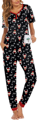 Ekouaer Pajamas for Women Set 2 Piece Lounge Set - Soft Stretch