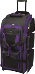 Travelers Club Xpedition 30 Inch Multi-Pocket Rolling Duffel Bag