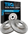 TRQ Front Brake Rotor Set Vented Compatible with 2013-2015 Civic