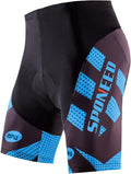 Men's Cycling Shorts Padded Bike Tights - Breathable Gel Pad