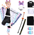 Kids Full Set Anime Shinobu Cosplay Costume (Size 150 2XL)