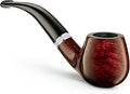 Mr. Brog Full Bent Tobacco Pipe Model 82 Consul Pecan - Hand Made