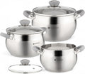 Daniks Modern 6-Piece Stainless Steel Cookware Set Review
