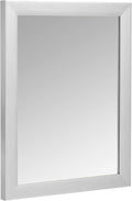 Rectangular Wall Mount Mirror 16 in x 20 in - Standard Trim, Nickel