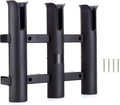 Wall Mounted Fishing Rod Holders Tubes Links 3-Pole - Versatile Rack