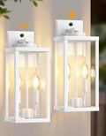 Dusk to Dawn Outdoor Wall Sconce 2-Light - Timeless Porch Lighting