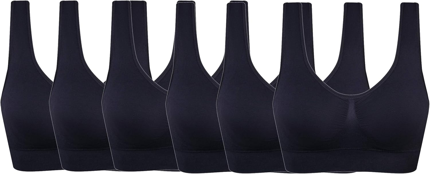 Women's Comfort Workout Sports Bra for Low-Impact Activities