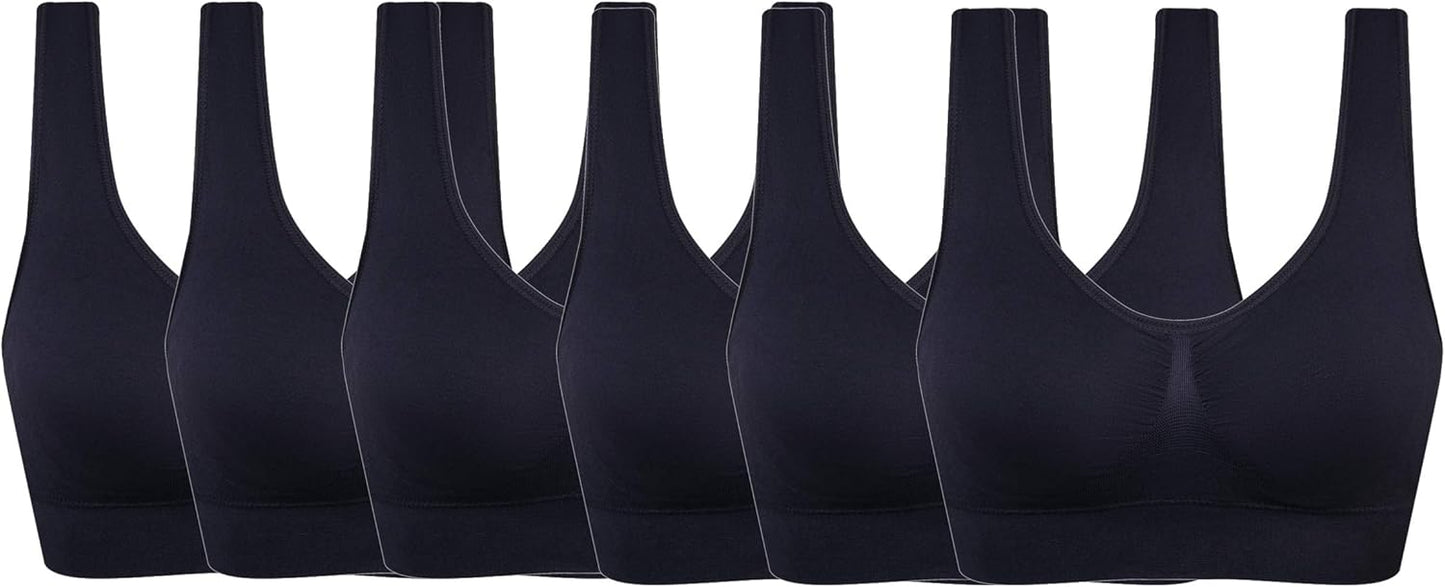Women's Comfort Workout Sports Bra for Low-Impact Activities