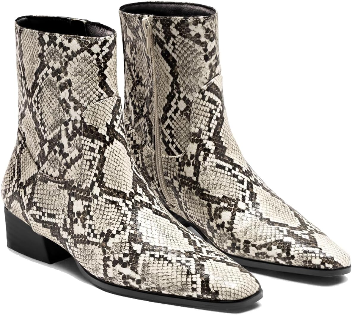 Coutgo Womens Booties Low Heel Ankle Boots for Every Occasion