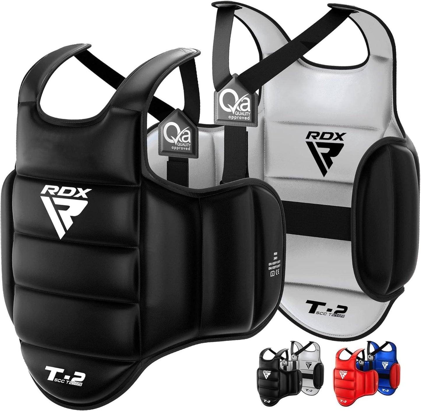 RDX Boxing Body Protector Reversible Chest Guard for Sparring