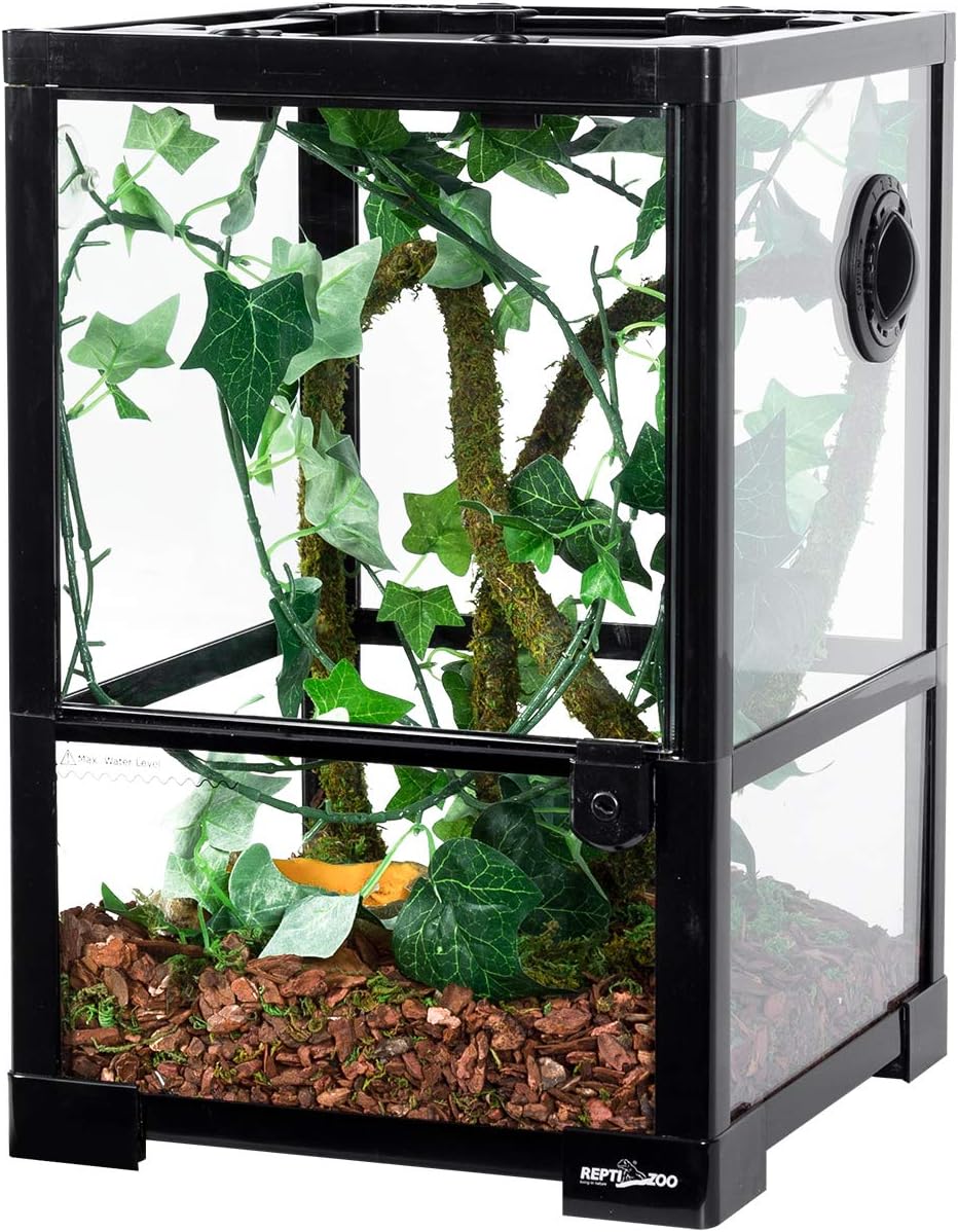 REPTI ZOO 10 Gallon Amphibian Habitat Tank for Reptiles
