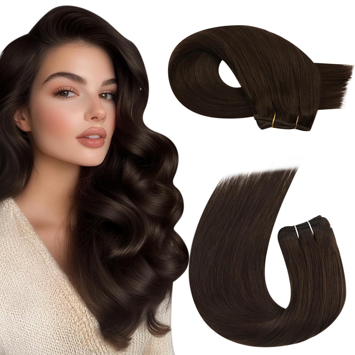 Moresoo Sew in Hair Extensions for Natural Look and Feel