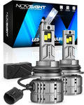 NOVSIGHT 9007 Fog Bulbs 88000LM - Ultra Bright 6500K Upgrade