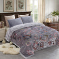 Plush Fleece Blanket 87 in x 94 in King Size - Soft Thick Warm Comfort