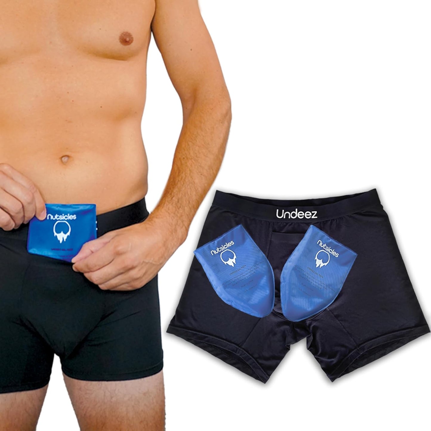 Undeez Vasectomy Underwear with Ice Packs for Recovery Support