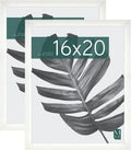 MCS Studio Gallery 16x20 Poster Frame White Woodgrain - 2-Pack