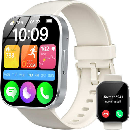 OUKITEL Smartwatch: Answer Calls, 1.91 HD Display, Fitness Tracker
