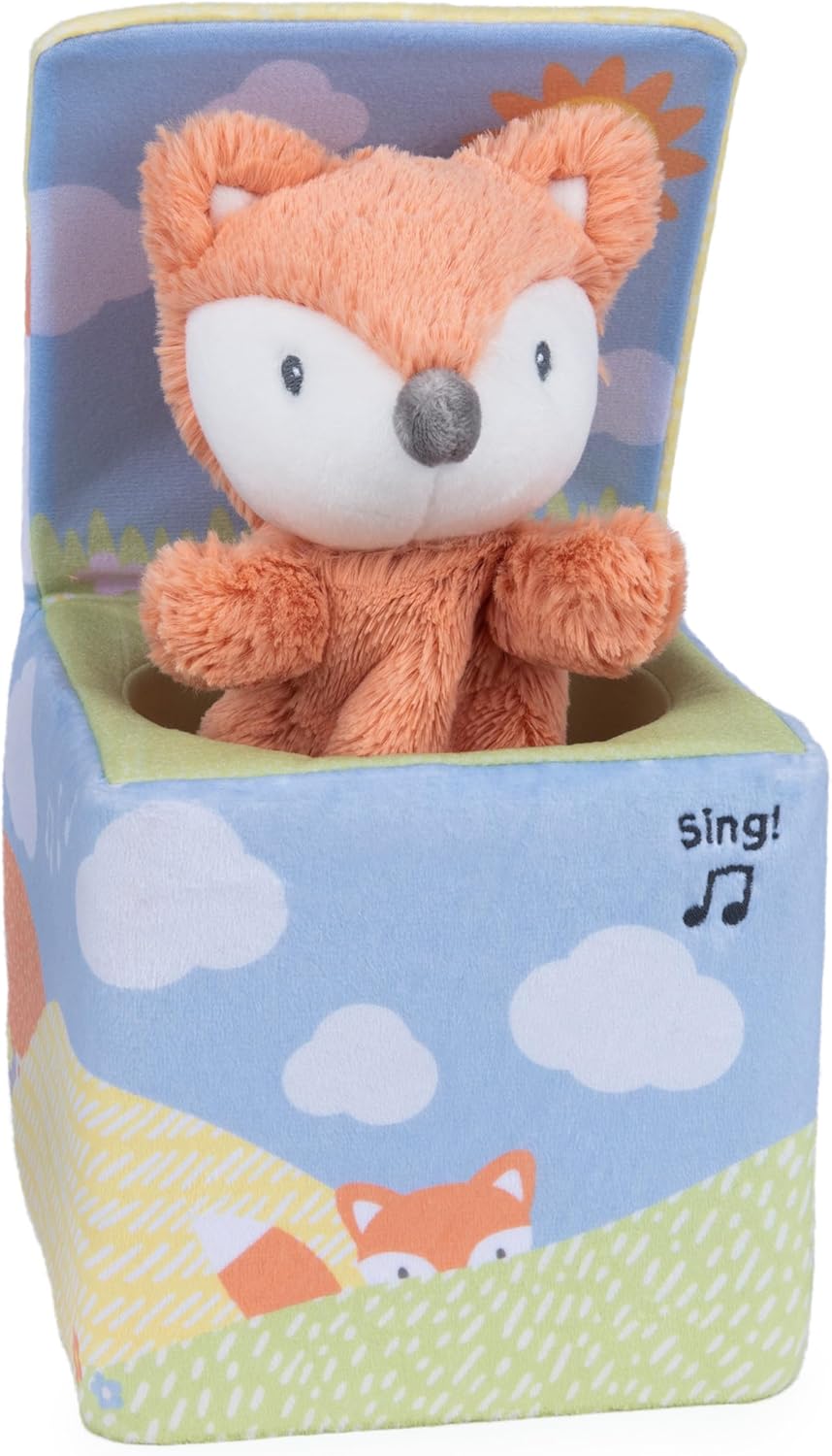 Interactive Fox Plush for Babies, Ages 0+, Multicolor